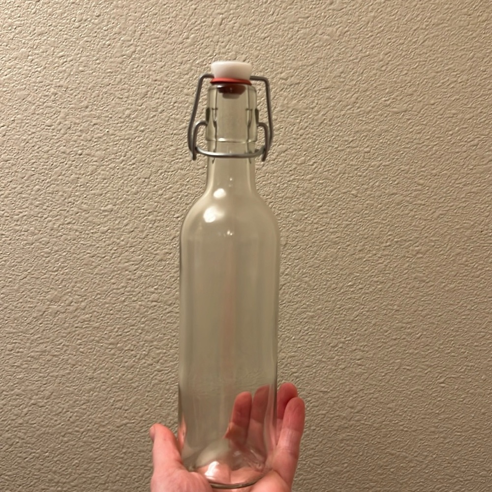 Glass Bottle with Stopper